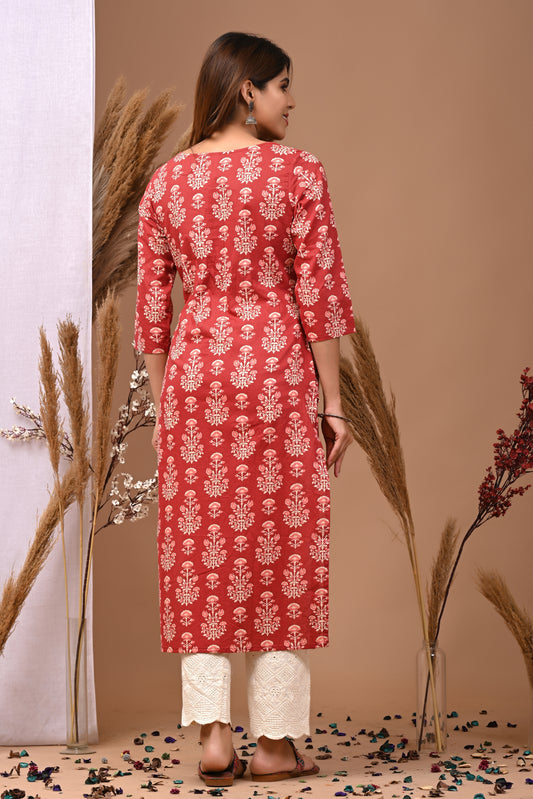Women Ethnic Motifs Printed Kurta - Rimeline