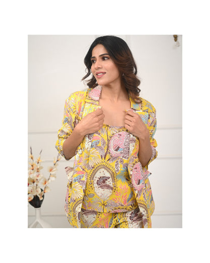 RimeLine 3 pcs Co-ord Set For Women