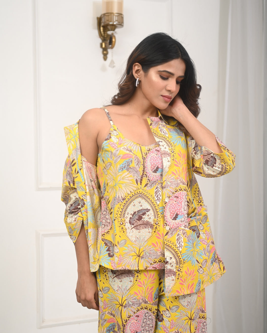 RimeLine 3 pcs Co-ord Set For Women