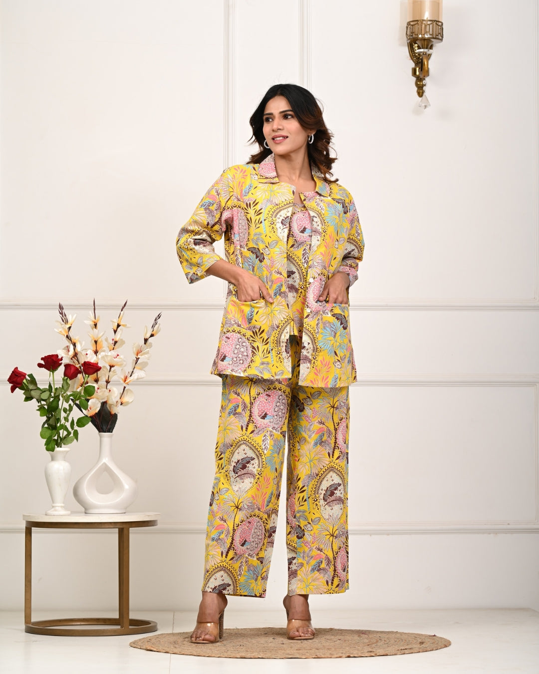RimeLine 3 pcs Co-ord Set For Women