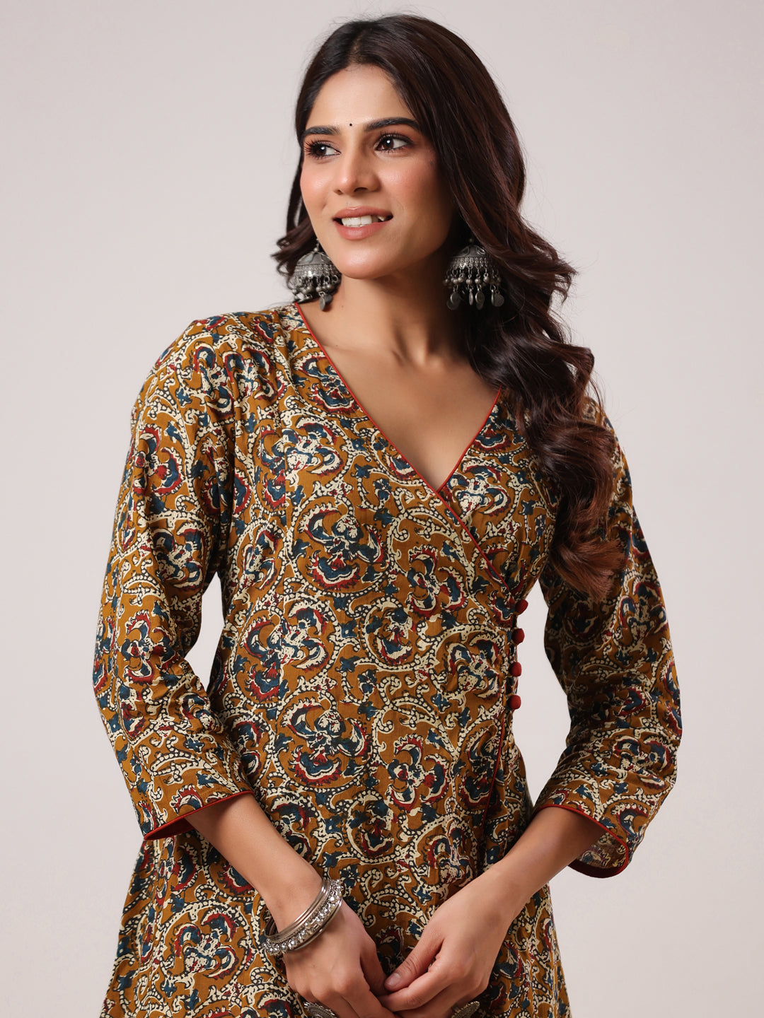 Rimeline Women Ethnic Motifs Printed Floral Kurta