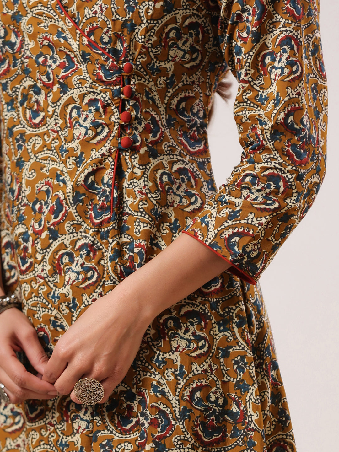 Rimeline Women Ethnic Motifs Printed Floral Kurta