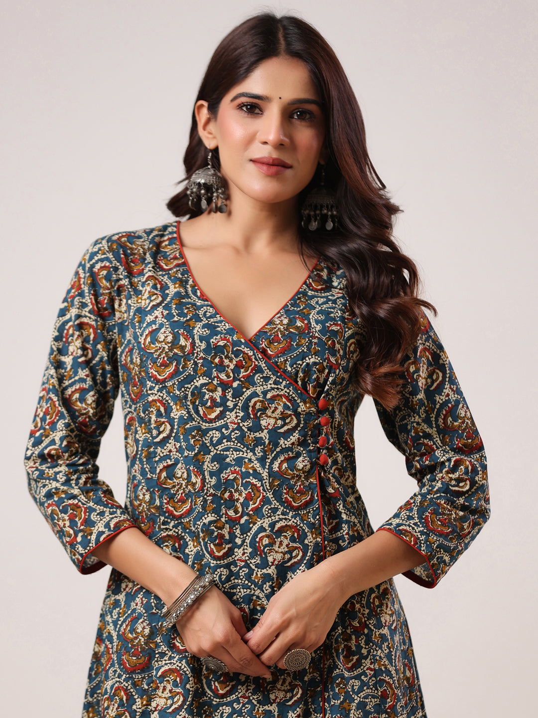 Rimeline Women Ethnic Motifs Printed Floral Kurta