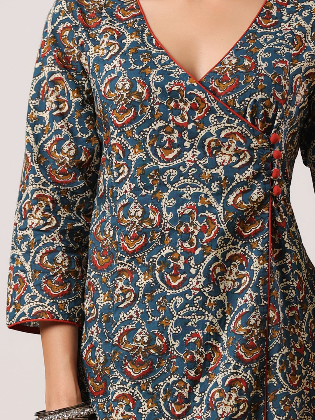 Rimeline Women Ethnic Motifs Printed Floral Kurta