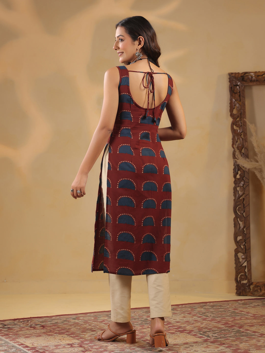 Rimeline Women Ethnic Motifs Printed Kurta