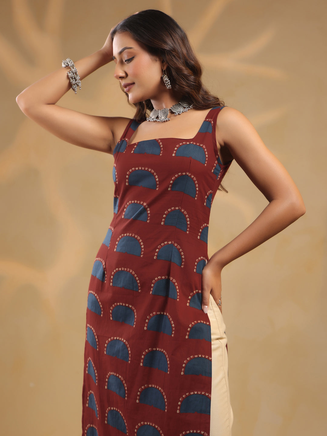 Rimeline Women Ethnic Motifs Printed Kurta