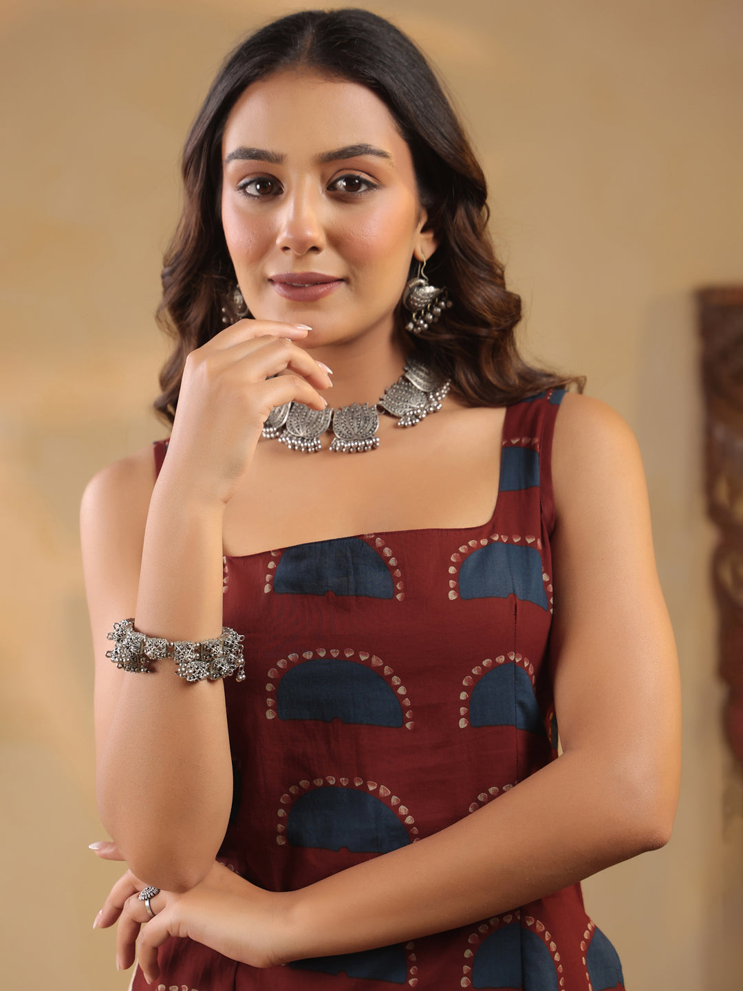 Rimeline Women Ethnic Motifs Printed Kurta
