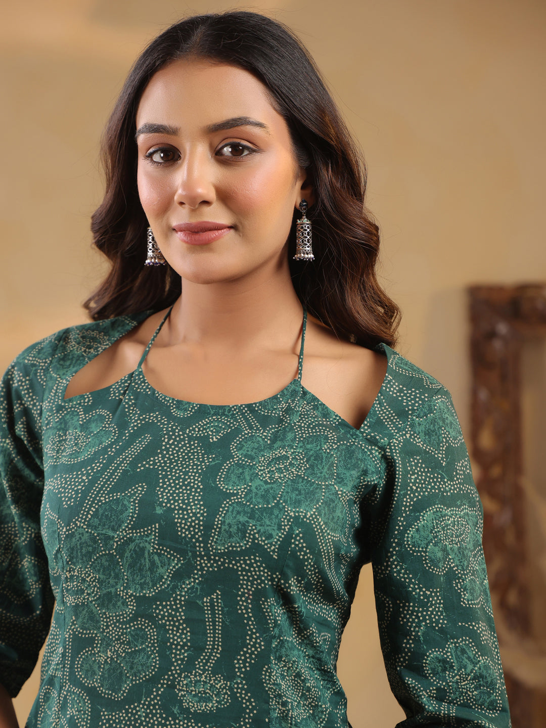 Rimeline Ethnic Motifs Printed Pure Cotton Kurti